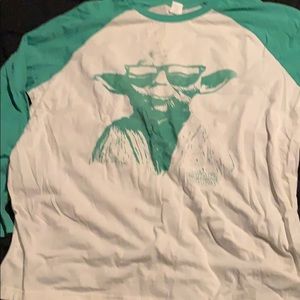 Long sleeve Star Wars Yoda w/ sunglasses shirt
